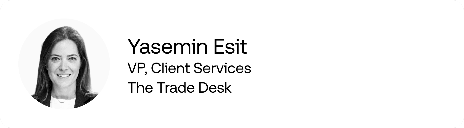 Yasemin Esit, TTD